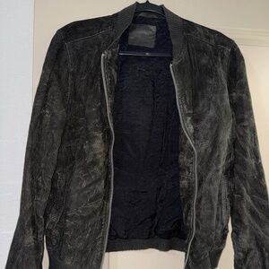 All Saints suede jacket size small good condition.